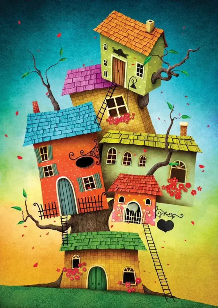 Enjoy Fairy Tale House puzzle (1000 pc)