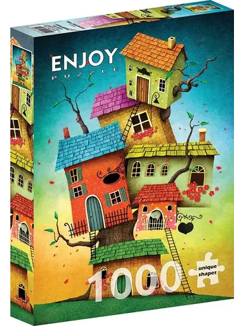 Enjoy Fairy Tale House puzzle (1000 pc)