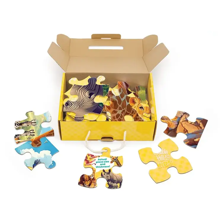 Cobble Hill African Plains puzzle (35pc Floor Rope Handle)