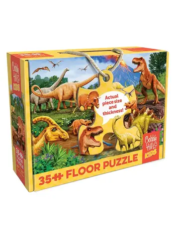 Cobble Hill Dinos puzzle (35pc Floor Rope Handle)