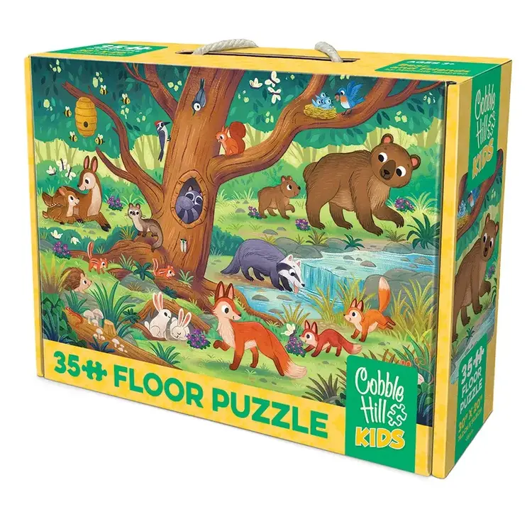 Cobble Hill Bear and Friends puzzle (35pc Floor Rope Handle)