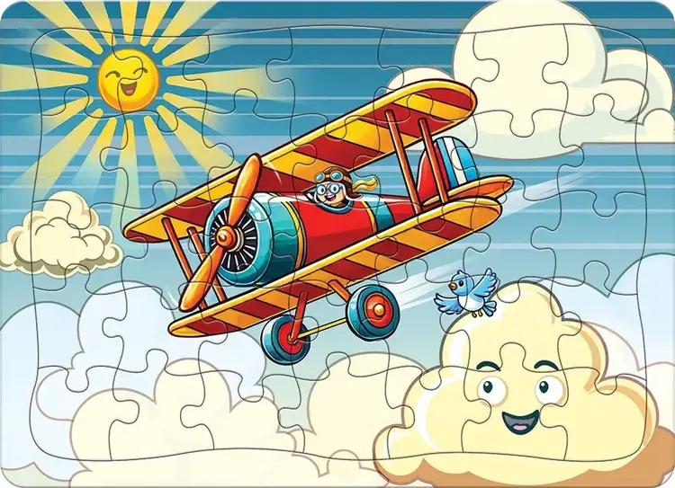 Cobble Hill Happy Flight puzzle (tray) 35 pc