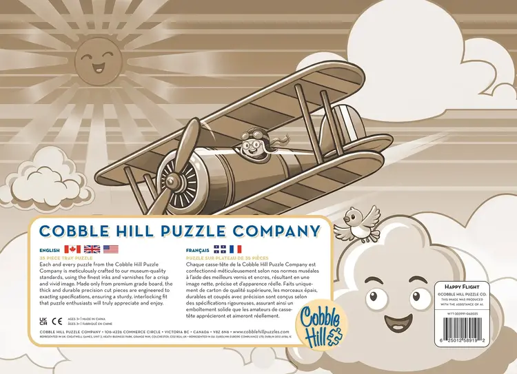 Cobble Hill Happy Flight puzzle (tray) 35 pc