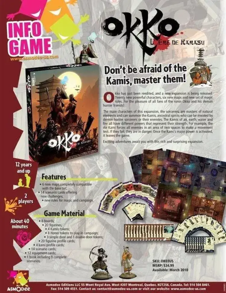 Vintage Okko Era of the Asagiri & Era of the Karasu Expansion (Bundle) (2008)