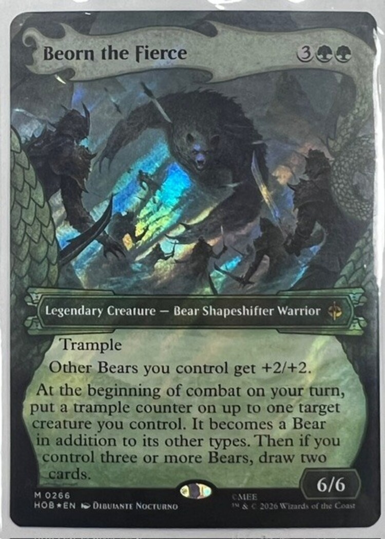 Wizards of the Coast B1 - Beorn the Fierce (Showcase) (Surge Foil)