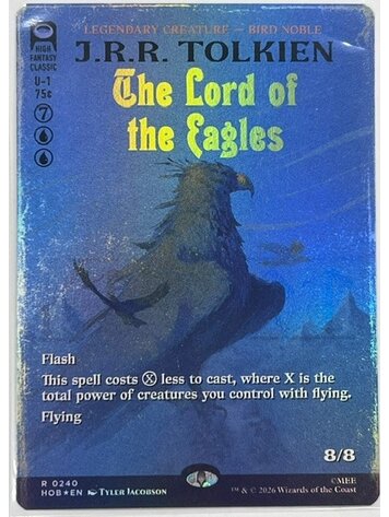 Wizards of the Coast L2 - The Lord of the Eagles (Borderless) (foil)