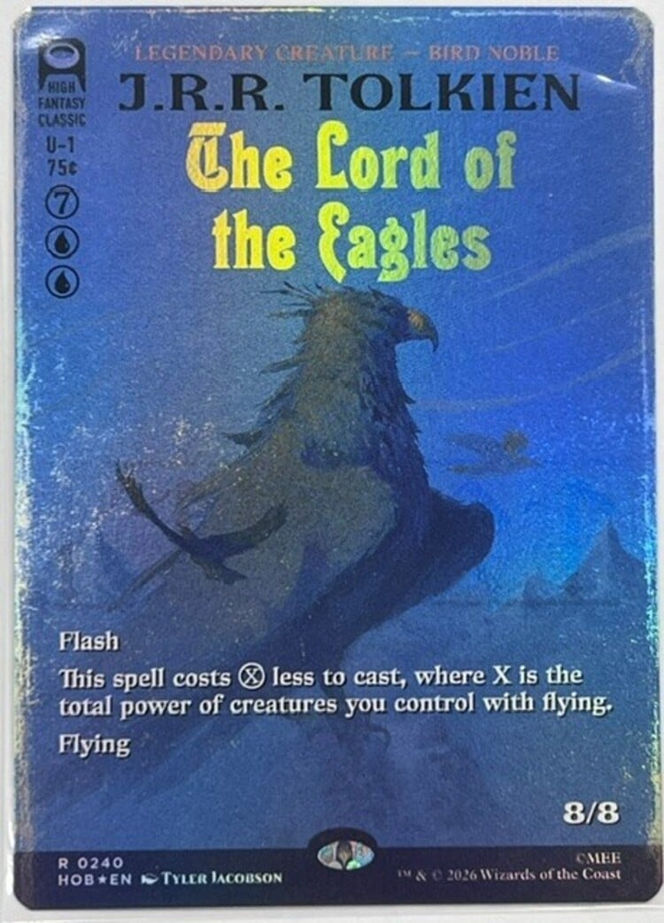 Wizards of the Coast L2 - The Lord of the Eagles (Borderless) (foil)