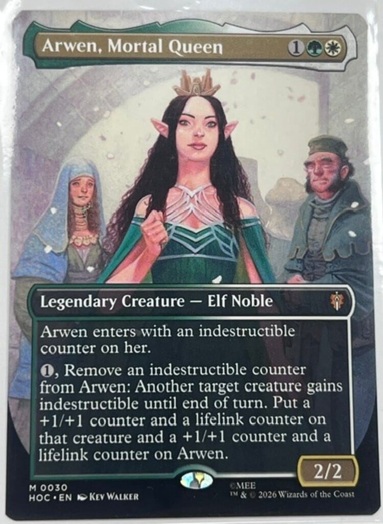 Wizards of the Coast A3 - Arwen, Mortal Queen (Borderless)