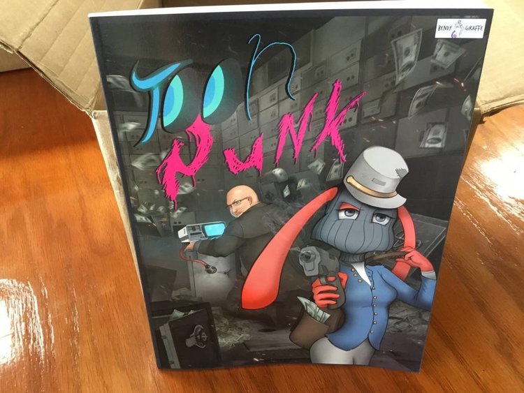 Bendy giraffe Toon Punk RPG