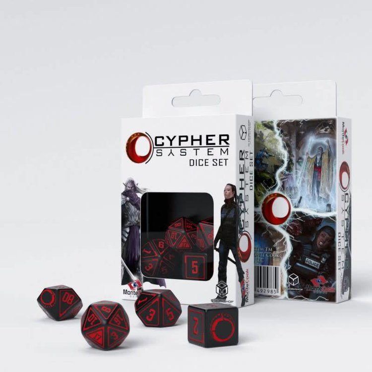 Q workshop Cypher System dice set