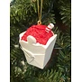 Red Snoball in Box Ornament
