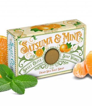 Satsuma and Mint Soap Bar