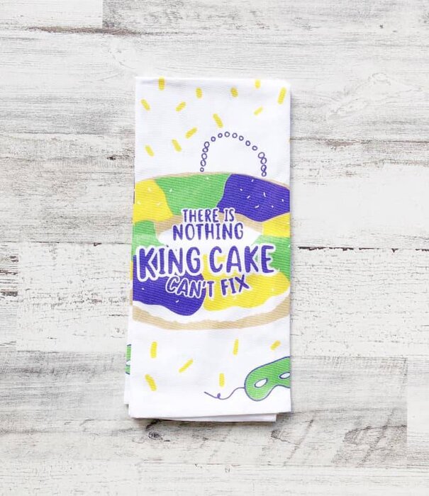 Nothing King Cake Can't Fix Towel