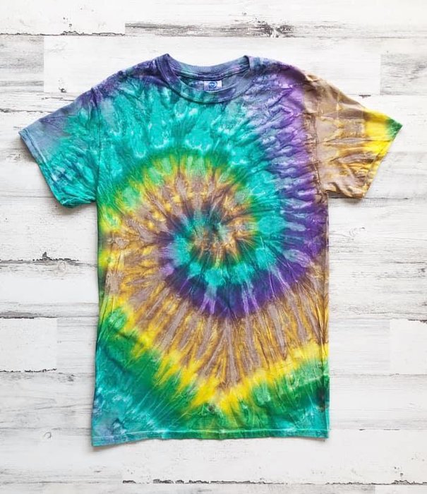 Tie Dye Mardi Gras Tee