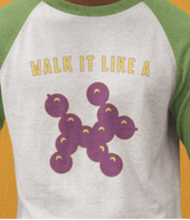 Home Malone Walk It Like a Dog Baseball Tee