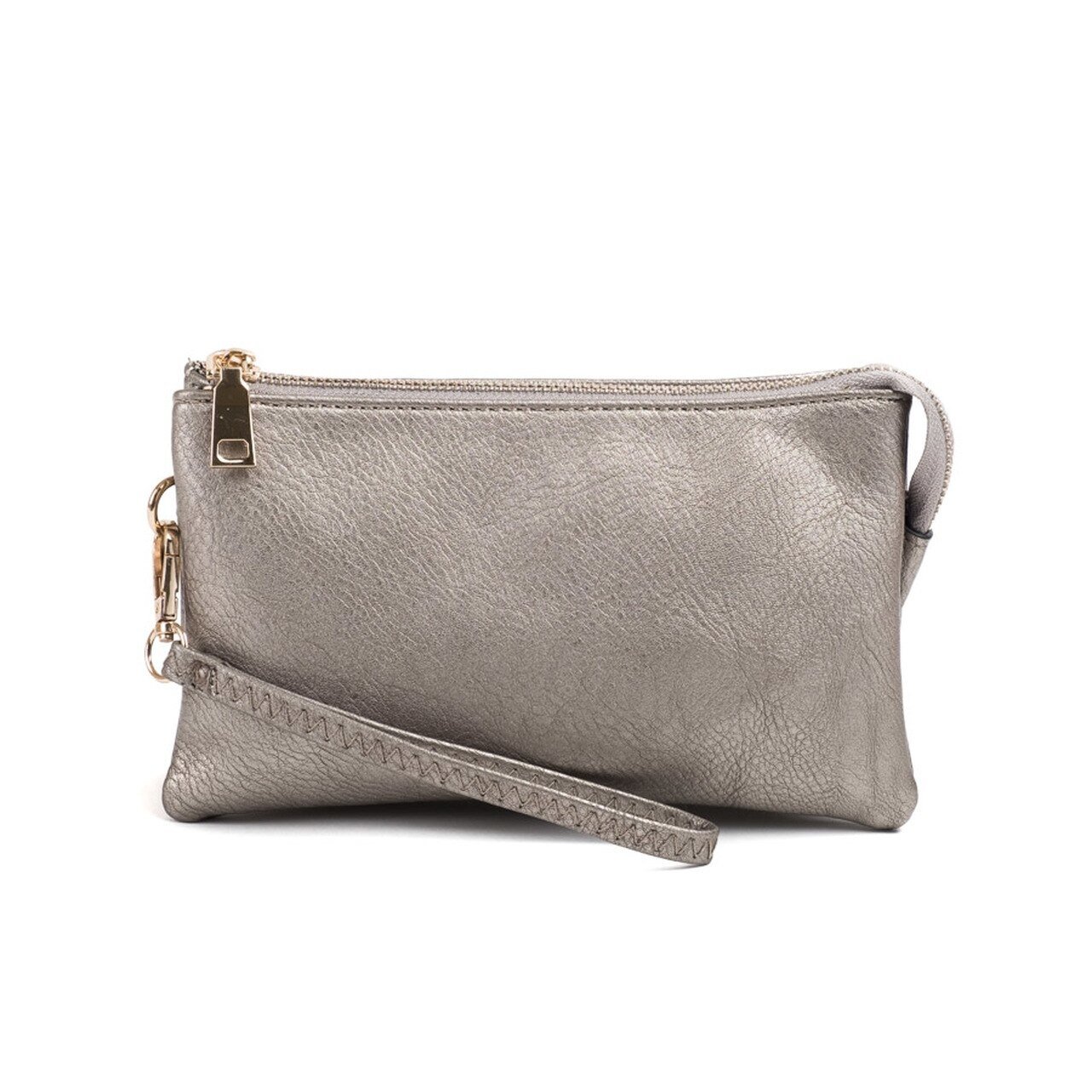 Leather Crossbody Bag with 3 Compartments - Isabella - Domini Leather