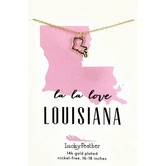 La La Love Louisiana Charm Necklace