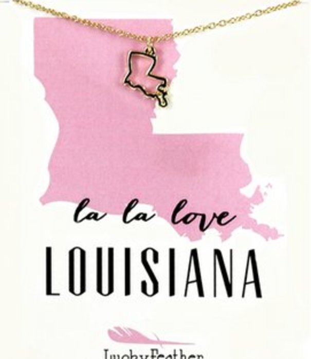 La La Love Louisiana Charm Necklace