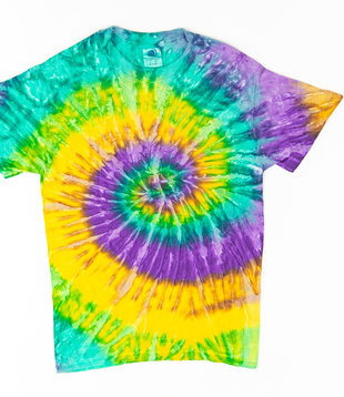 Tie Dye Mardi Gras Tee