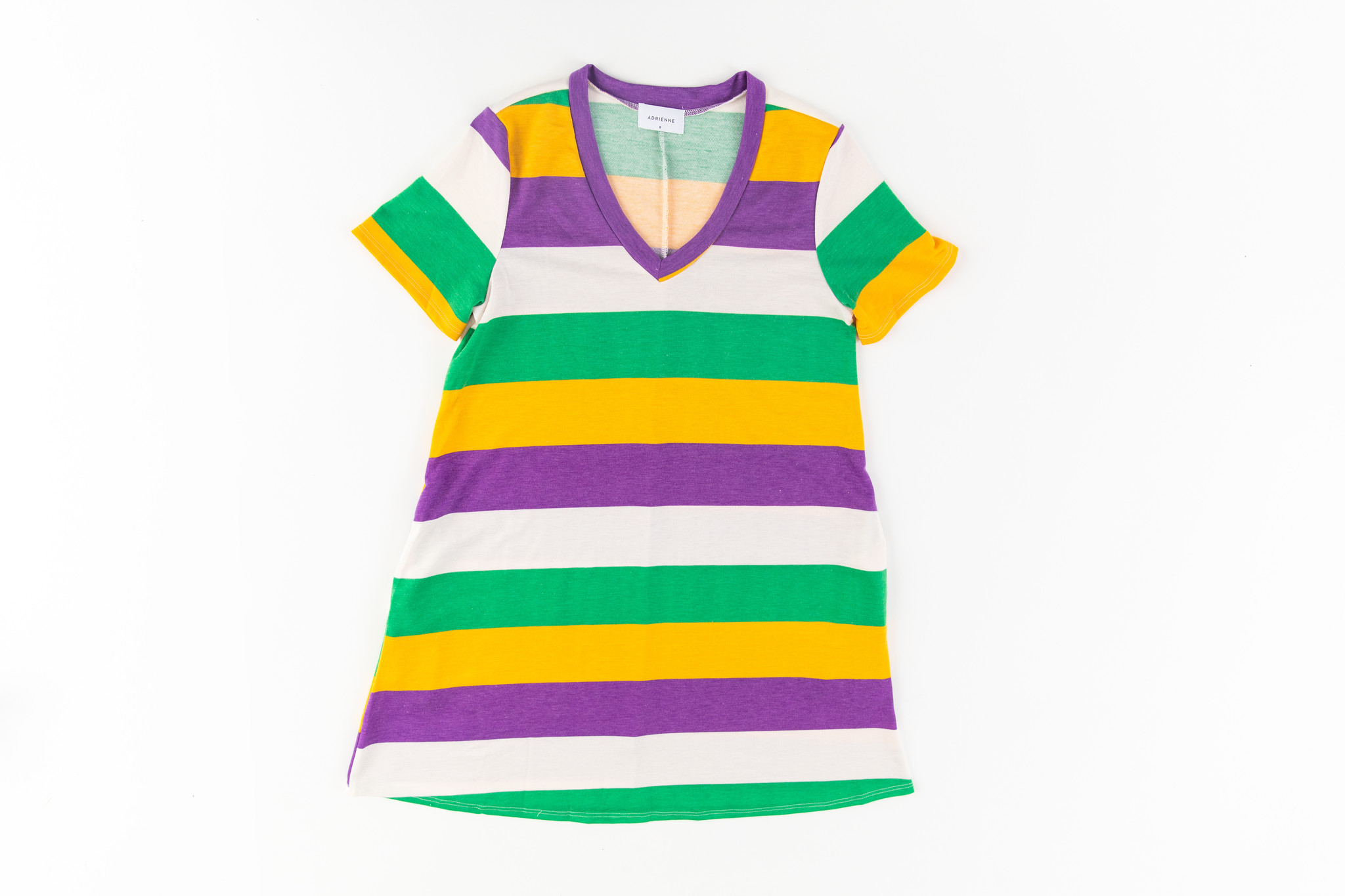 striped swing dress