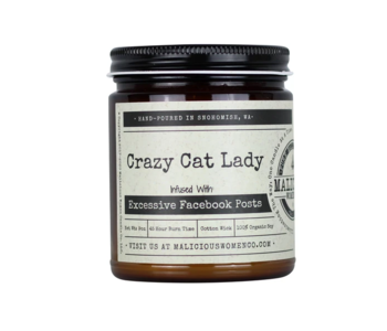Crazy Cat Lady Candle