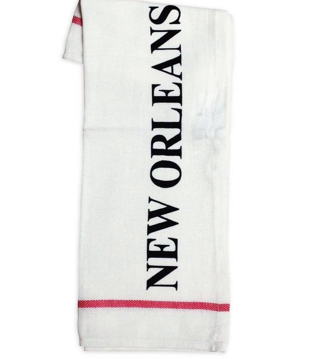 Nola Tawk Hand Stamped Towel, New Orleans