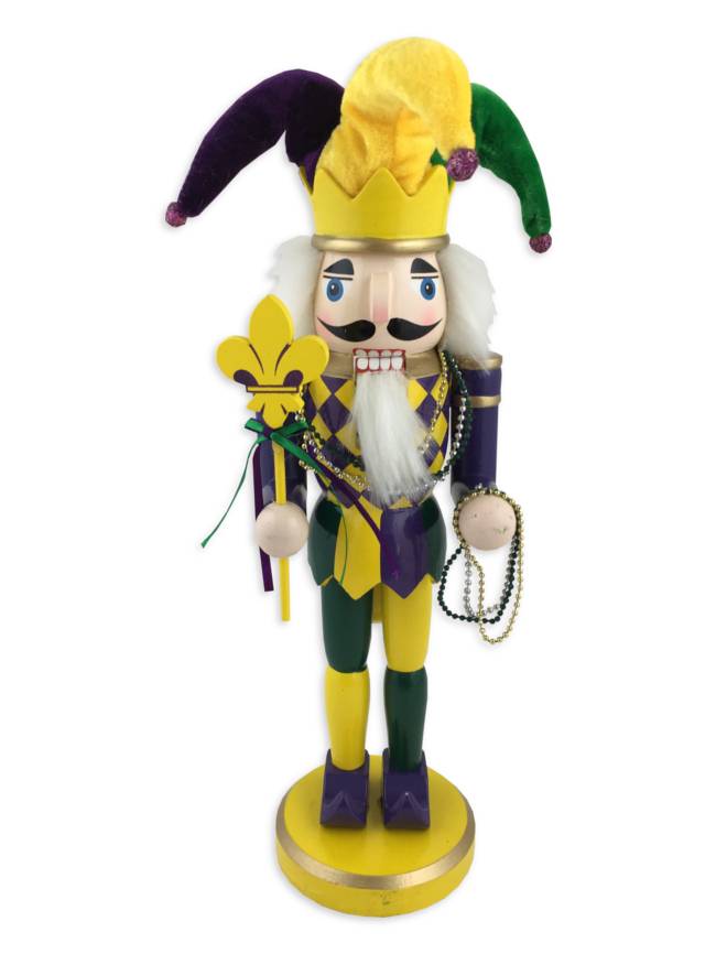 Mardi Gras Jester Nutcracker Fleurty Girl