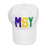 MSY Baseball Hat, Mardi Gras