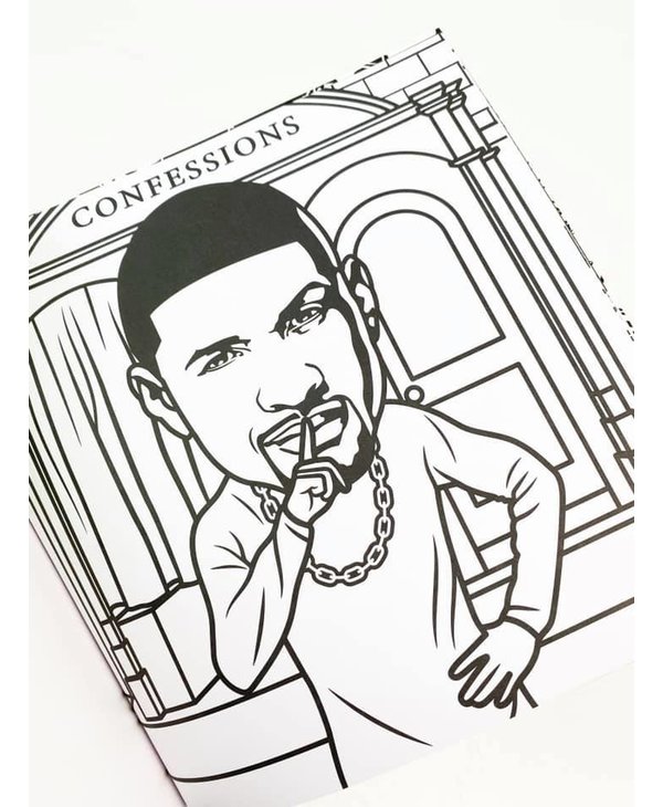 Raised on Hip-Hop Coloring Book