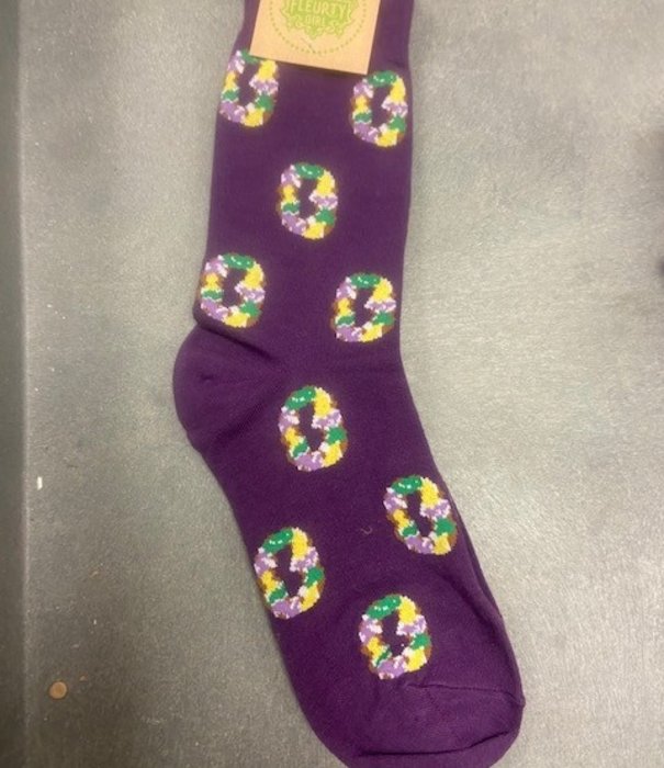 King Cake Socks