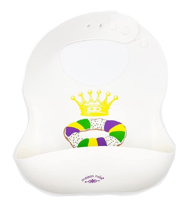 King Cake Silicone Bib