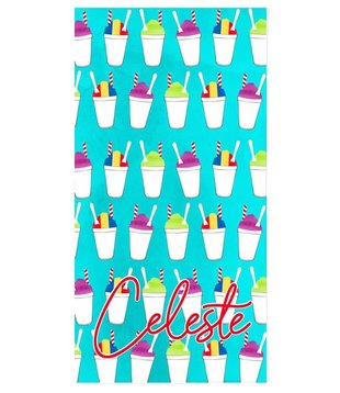 Custom Snoball Beach Towel