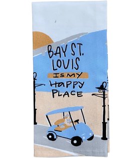 Bay St Louis is my Happy Place Towel