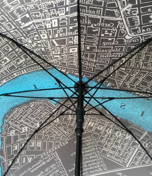 New Orleans Map Golf Umbrella