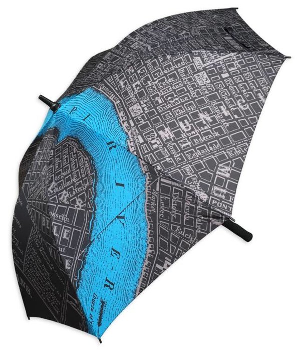 New Orleans Map Golf Umbrella