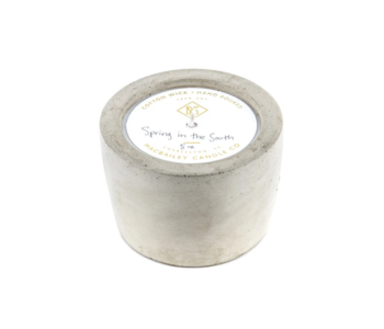 Spring in the South Concrete Candle