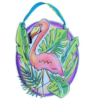 Flamingo Door Hanger