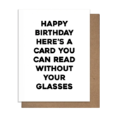 Read Without Glasses Card