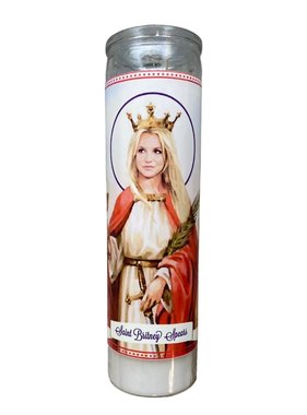 Mose Mary & Me Britney Spears Saint Candle
