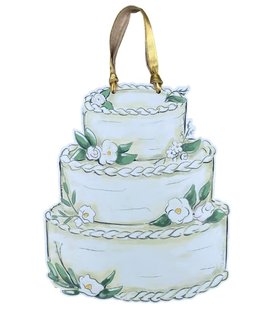 Wedding Cake Door Hanger