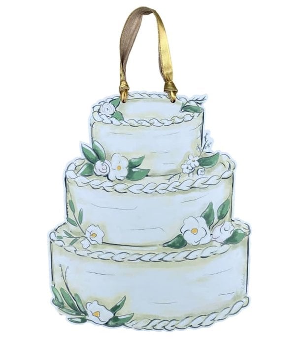 Home Malone Wedding Cake Door Hanger