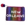 New Orleans Pride Beaded Pouch