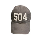 504 Baseball Hat, Charcoal