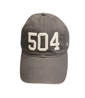504 Baseball Hat, Charcoal