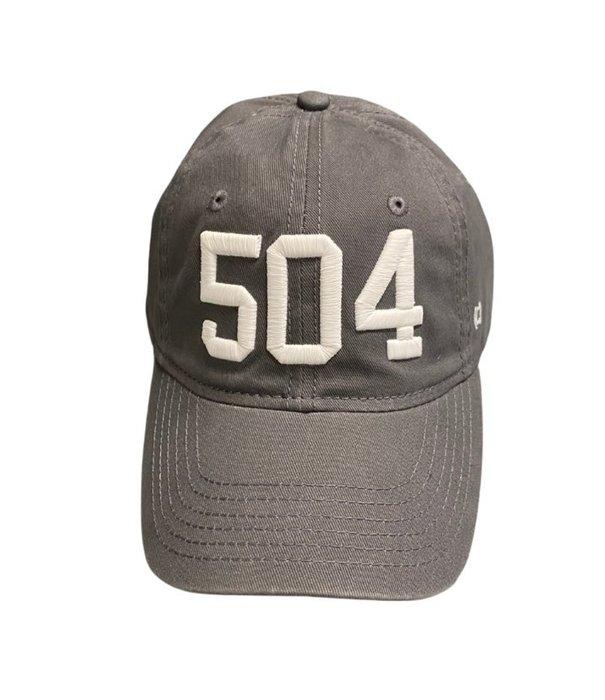 504 Baseball Hat, Charcoal