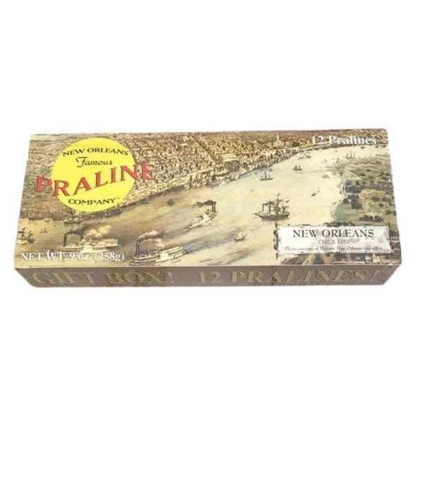 New Orleans Famous Praline Company Pralines, Box of 12