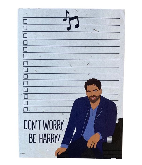 Don't Worry, Be Harry! Notepad