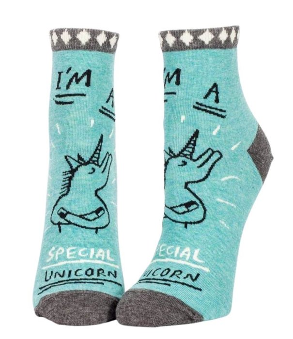 Blue Q Special Unicorn Ankle Socks