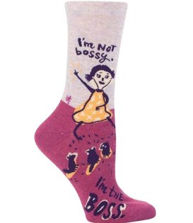 I'm Not Bossy Crew Socks