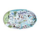 New Orleans Map Trinket Tray